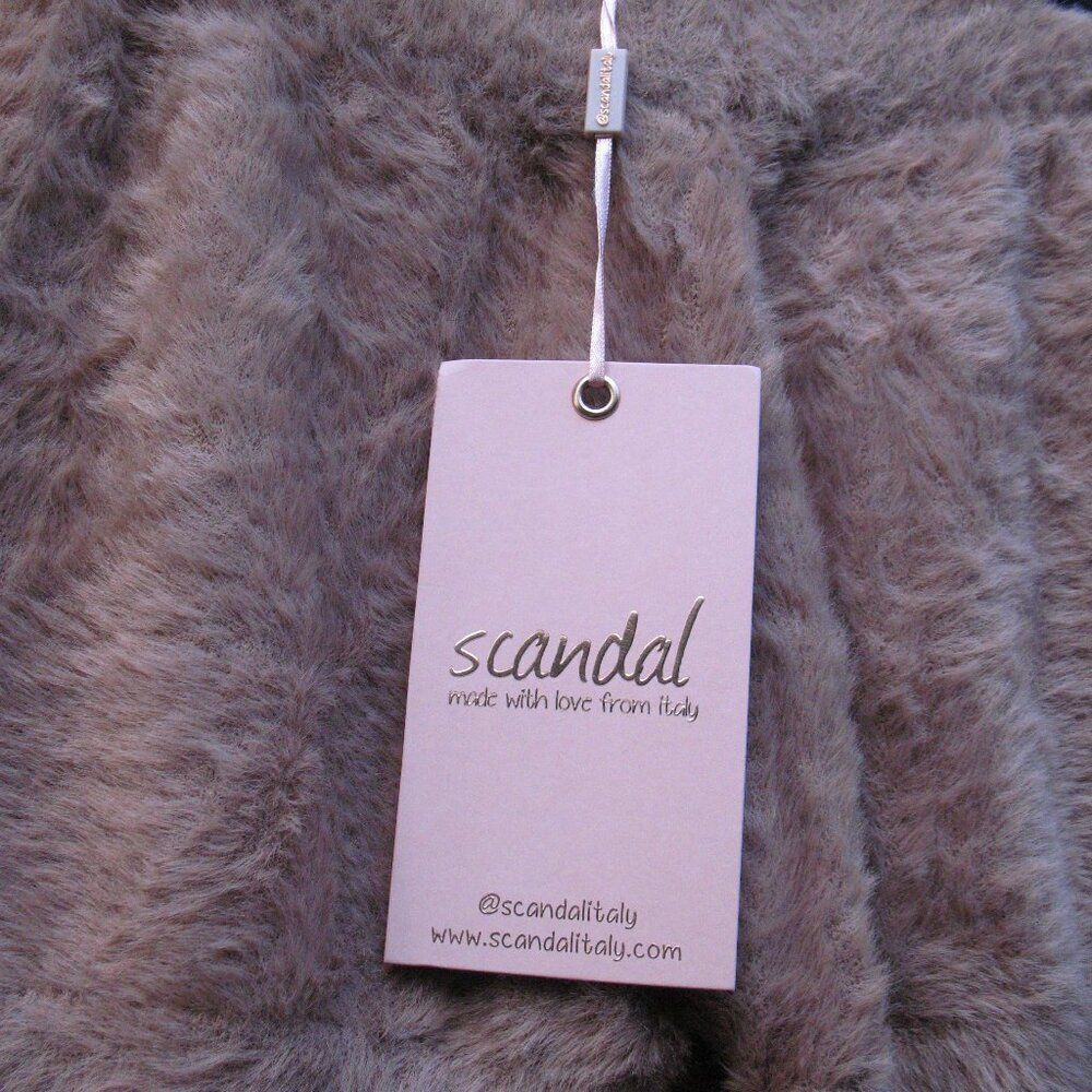 NWT Scandal Italy Serena Soft Fuzzy Shorts XS S M L - Picture 9 of 11